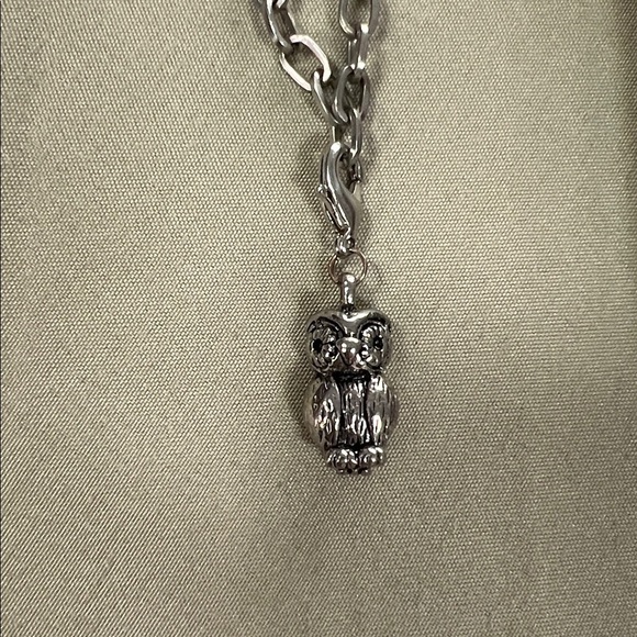 Source Unknown Jewelry - Silver chain Owl Pendant Necklace